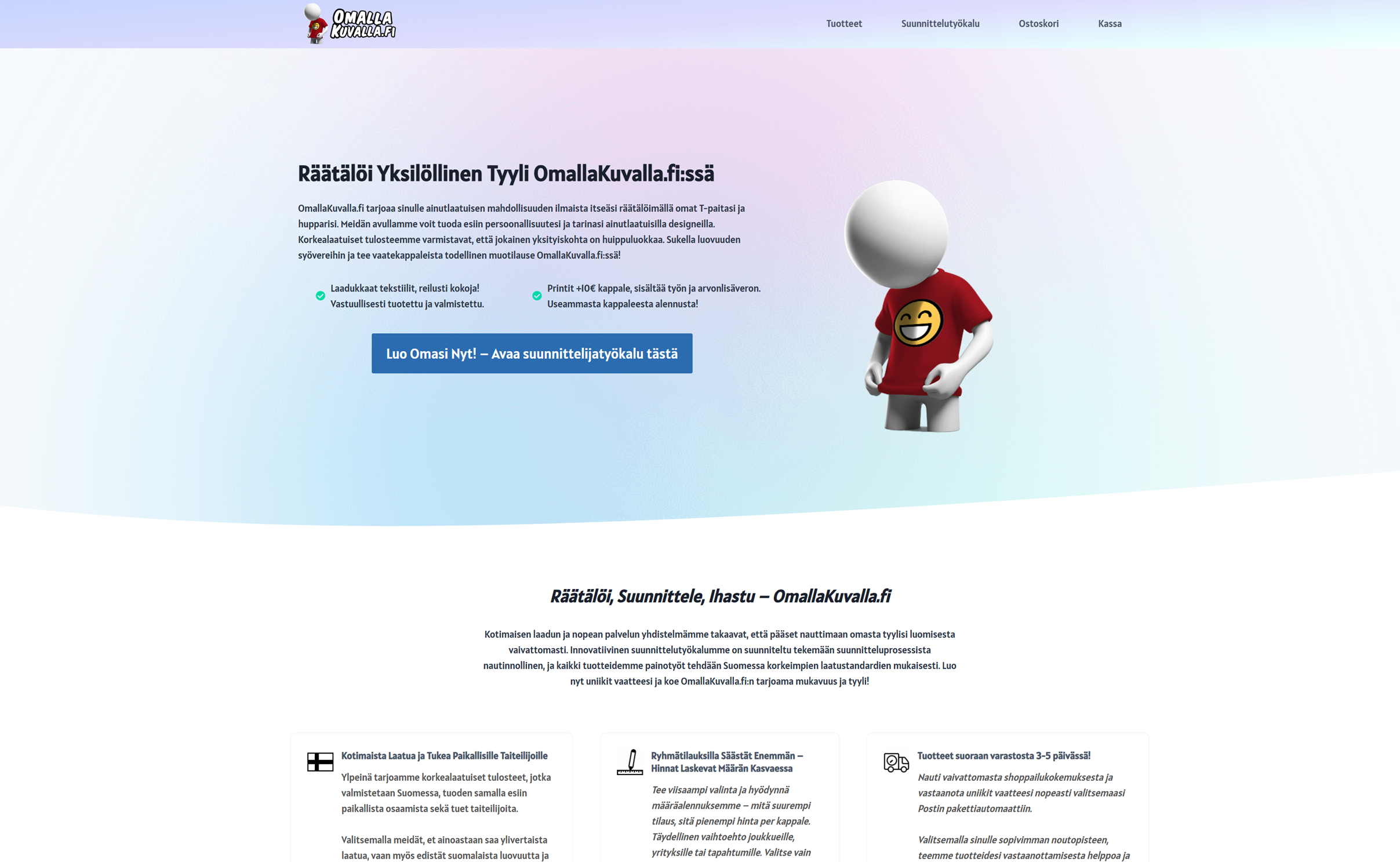 Omallakuvalla.fi verkkokauppa